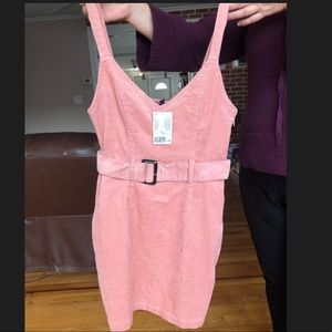 Corduroy Salmon Dress